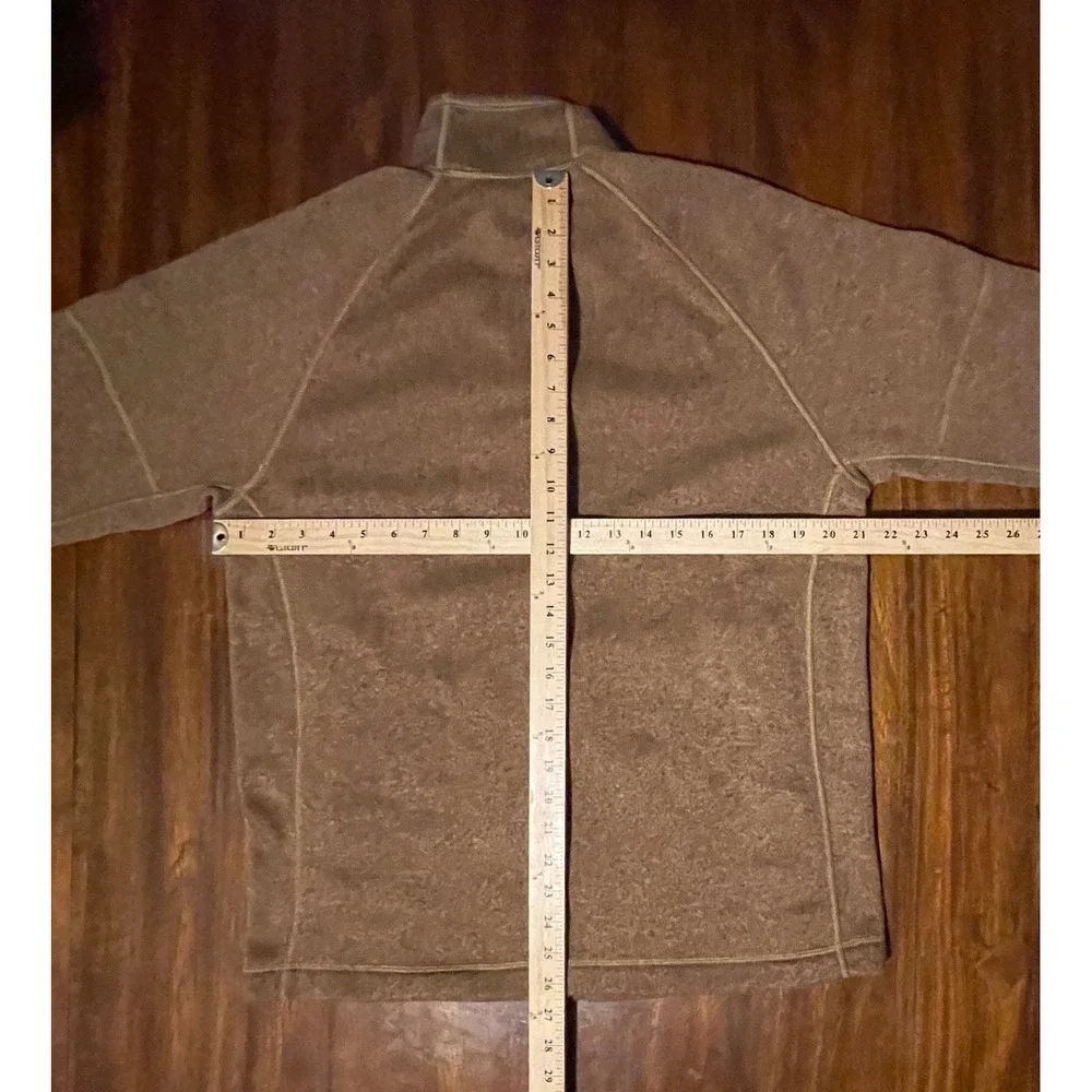 The North Face Mens Fleece Full Zip Jacket Tan Brown Medium M‎